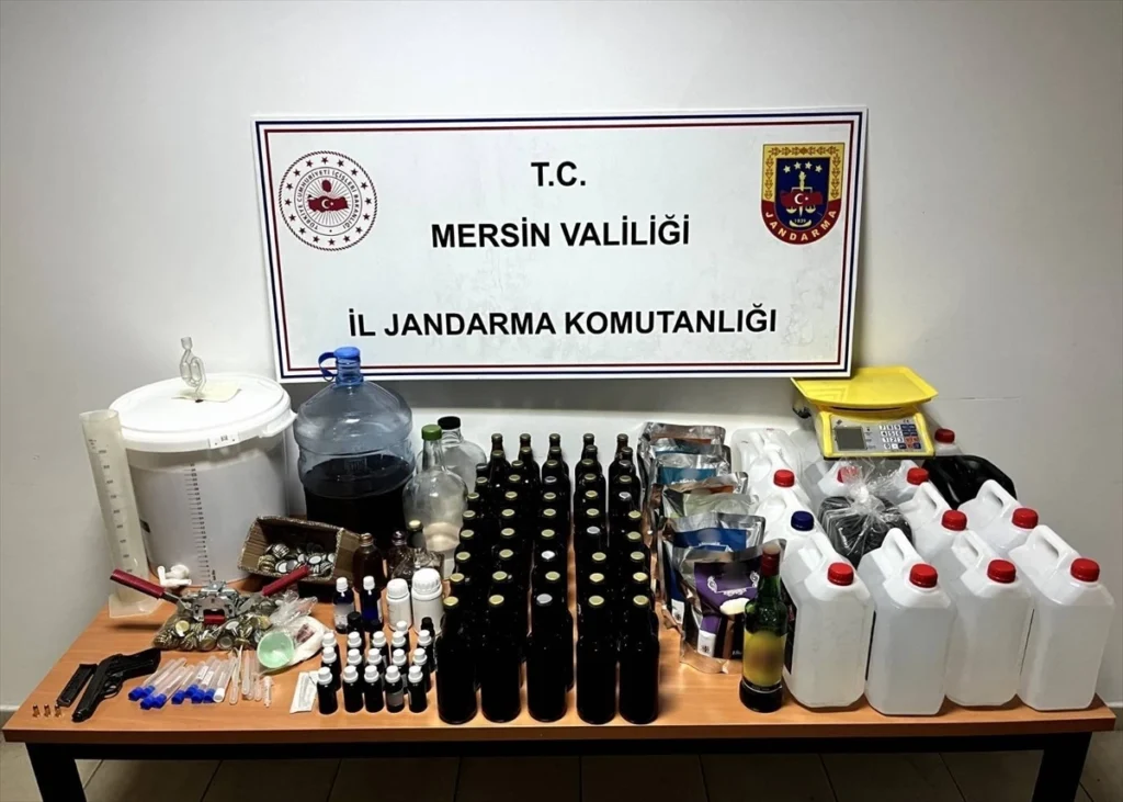 157 Litre Sahte İçki Ele Geçirildi