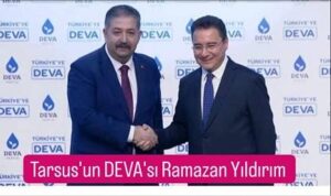 Deva Parti Tarsus Belediye Başkan Adayı Ramazan YILDIRIM Kandil Mesajı Yayınladı
