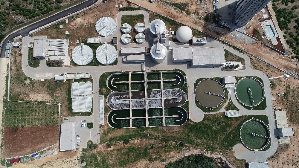 MEZİTLİ ATIKSU ARITMA TESİSİ’NDEKİ ÇALIŞMALAR DEVAM EDİYOR…